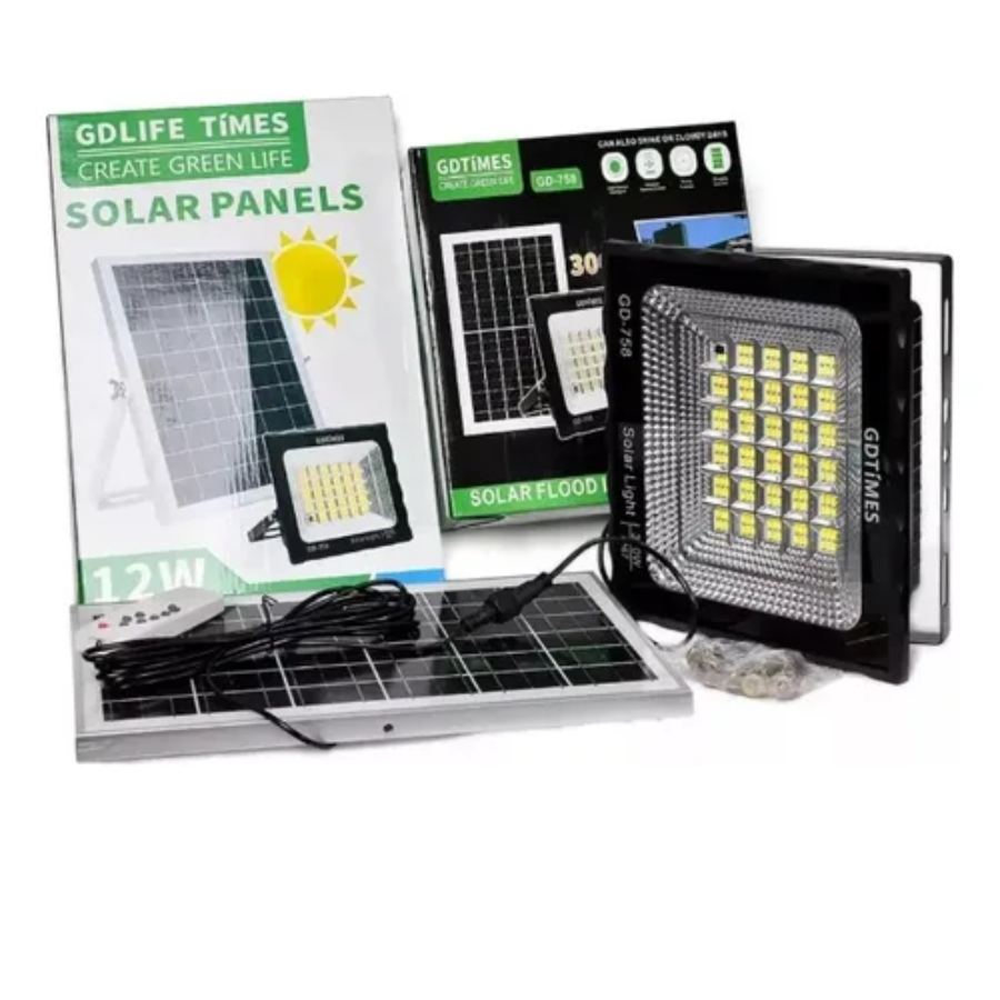 LAMPARACON PANELSOLAR 300W  GDTIMESGD758